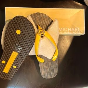 Michael Kors sandals. Size 9, very slim snug fit. Ideal for narrow feet.